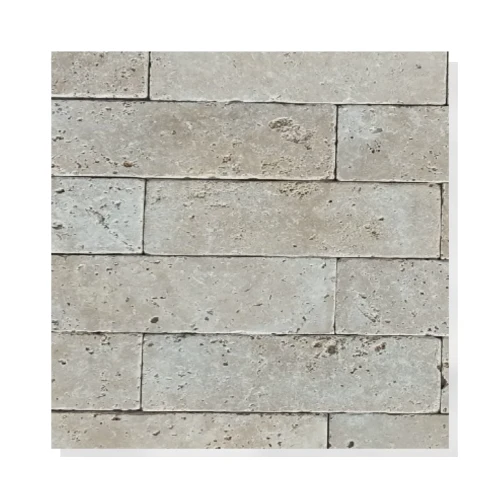 Trawertyn bębnowany Ivory Classic Mix 7,5x30,5 cm płytka postarzana