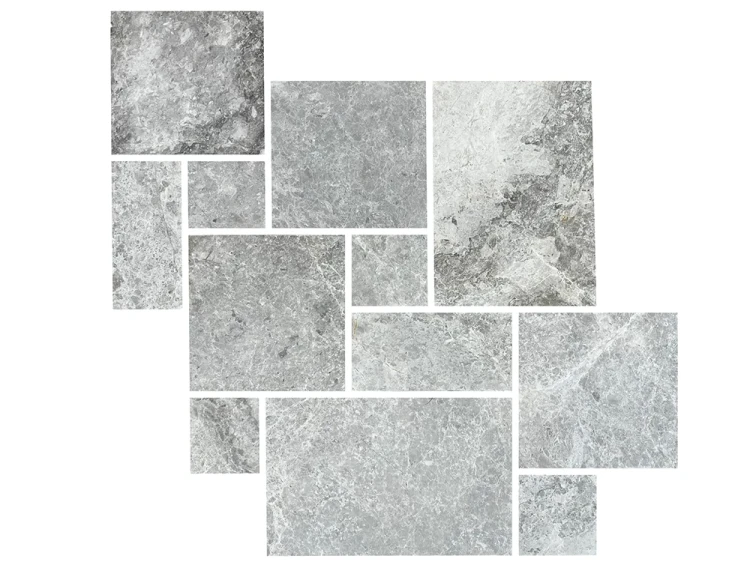 Zestaw płytek Tundra Grey w układzie rzymskim