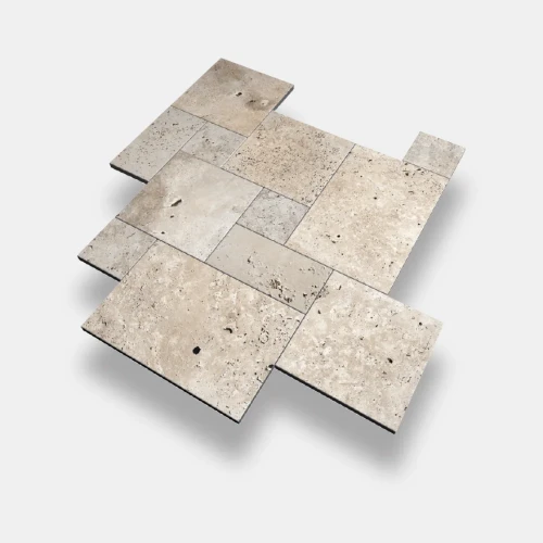 Układ rzymski z trawertynu Blend Mix 12 mm – komplet rzymski.