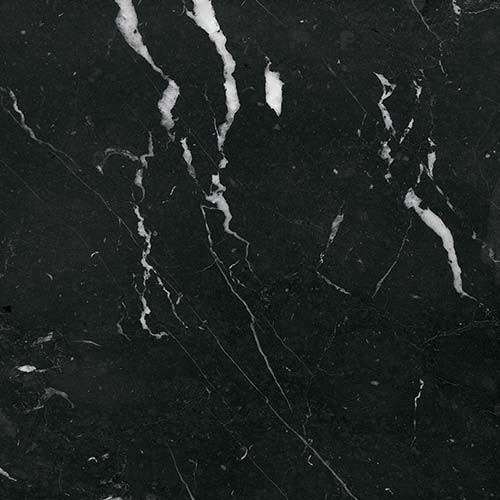 Polerowana płyta marmurowa Negro Marquina 60x60.
