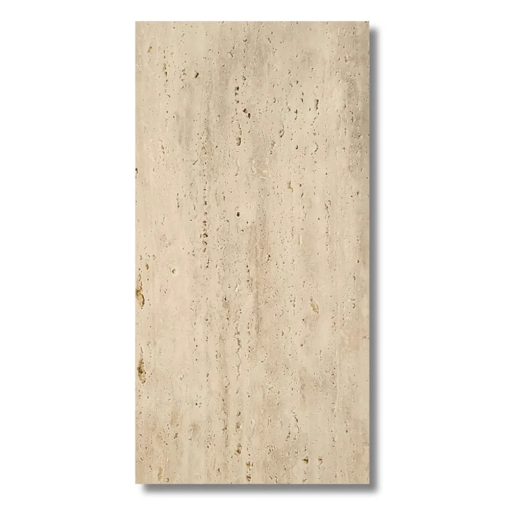 Trawertyn Bianco Classic Vein Cut szczotkowany 61x30,5 cm